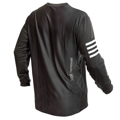 Fasthouse Alloy Rally Long Sleeve MTB Jersey - Youth - Black