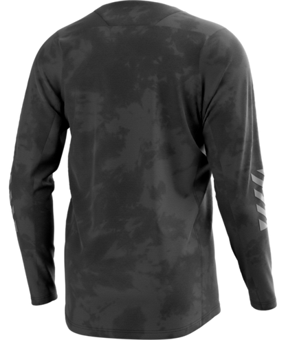 Troy Lee Designs Skyline Chill Long Sleeve MTB Jersey - Tie Dye Charcoal
