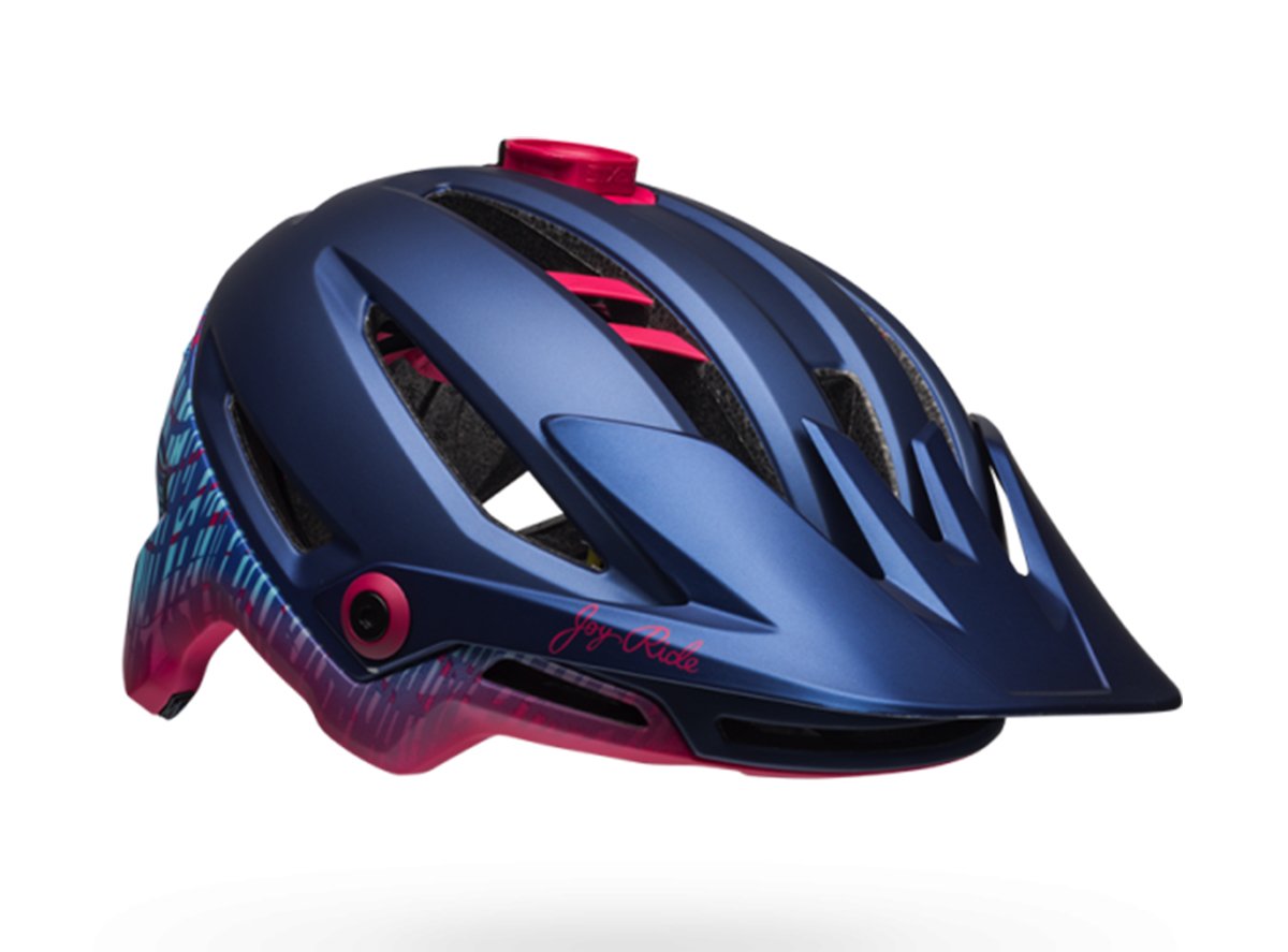 Bell Sixer MIPS Joy Ride MTB Helmet - Womens - Navy-Cherry Fibers Navy - Cherry Fibers Small 