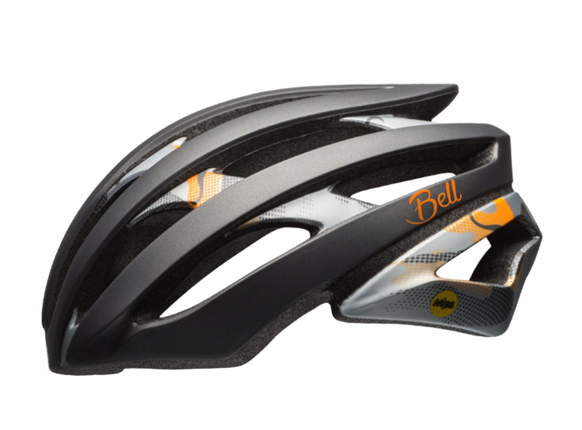 Bell Stratus MIPS-Joy Ride Road Helmet - Womens - Gunmetal-Tangerine Gunmetal - Tangerine Small 