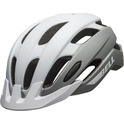 Bell Trace Road/XC Helmet - Matt White-Silver