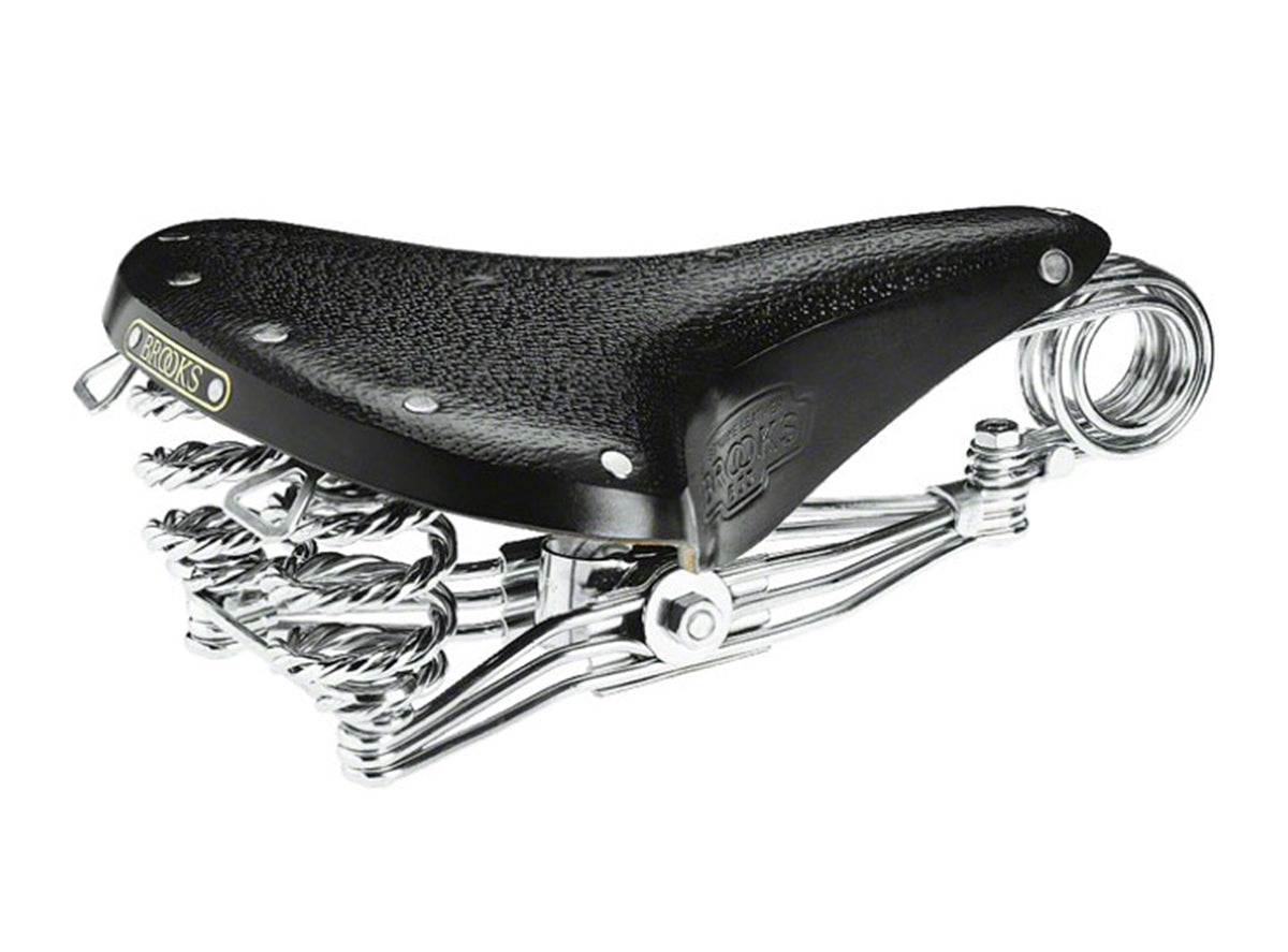 Brooks England B33 Classic Leather Saddle - Black Black  