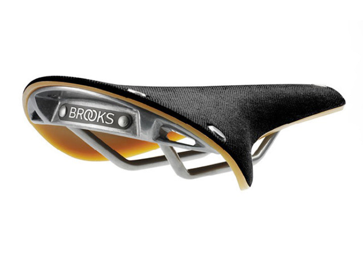 Brooks England Cambium C17 Saddle - Special Black-Natural rubber Black  