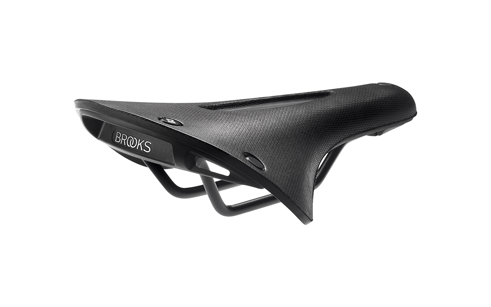 Brooks England C19 Carved Saddle - Black Black  
