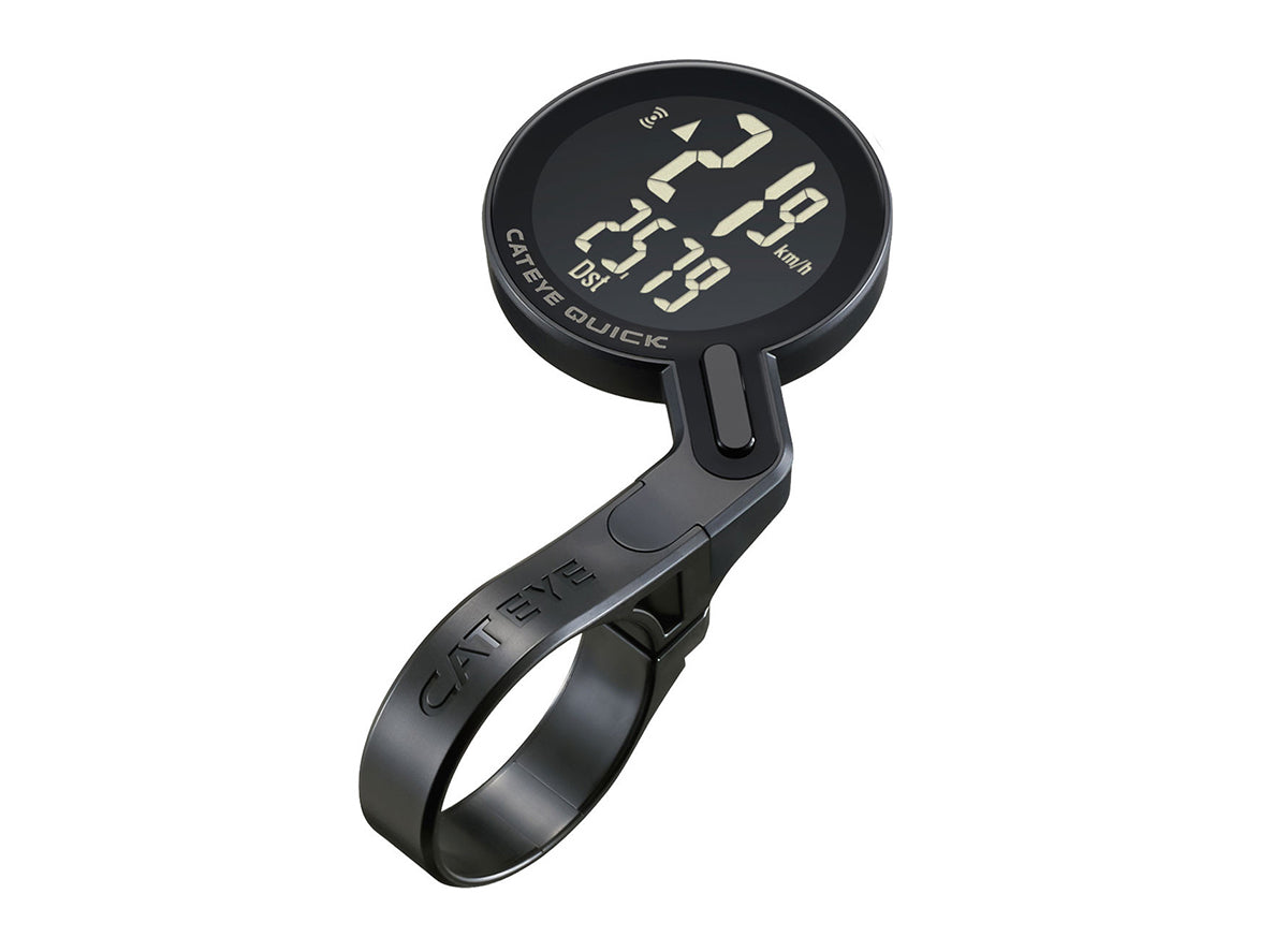 Cateye Quick Wireless Cycle Computer Black  