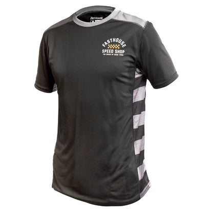 Fasthouse Classic Outland Short Sleeve MTB Jersey - Black - 2022 Black Small 