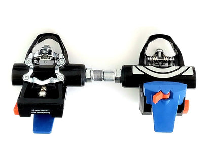 Fit5 Indoor Cycling Pedals - Black-Blue-Orange