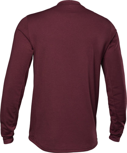 Fox Racing Ranger Dri Release MD Long Sleeve MTB Jersey - Tred - Dark Maroon