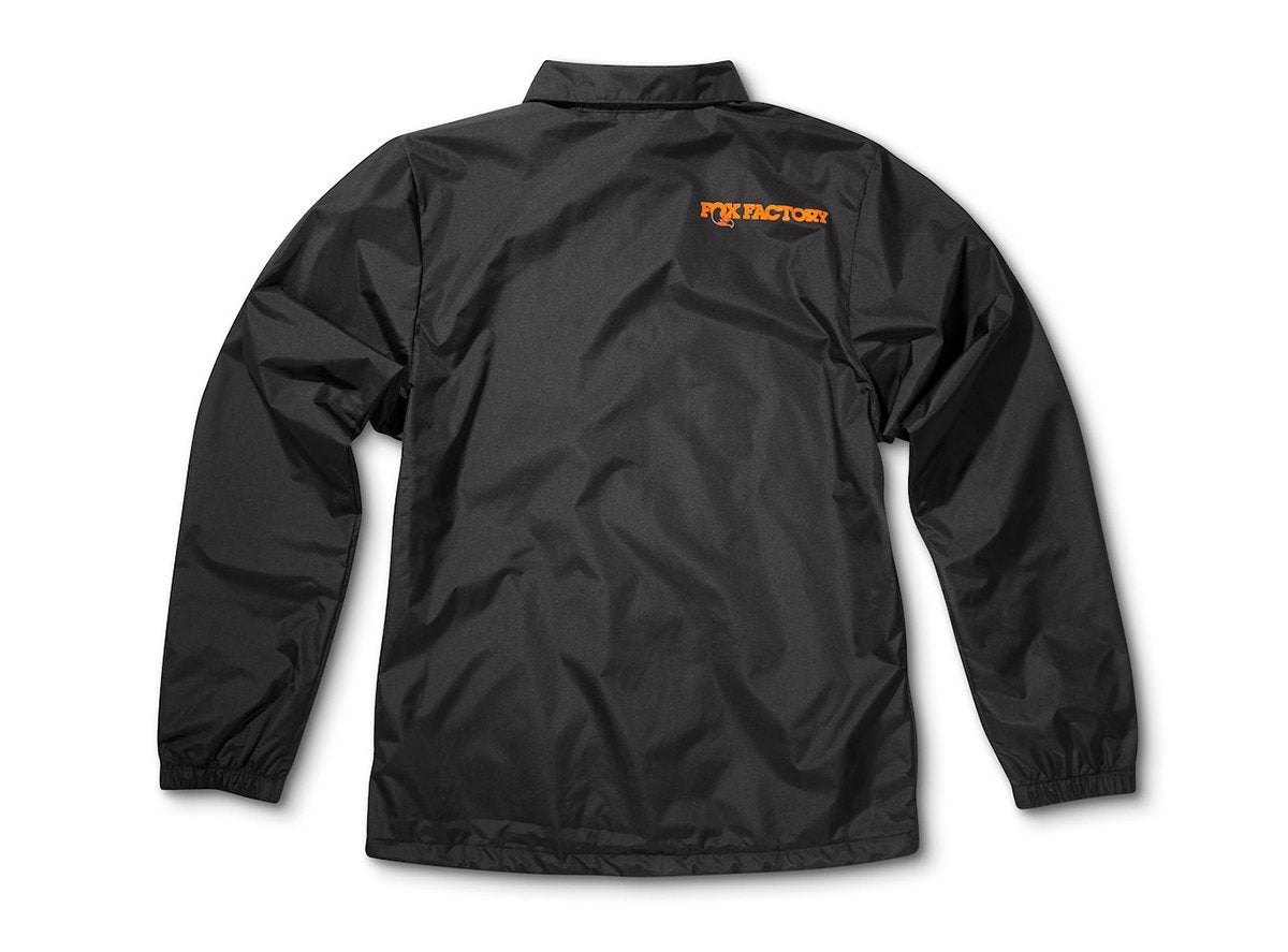 Fox Factory Windbreaker Jacket - Black-Orange