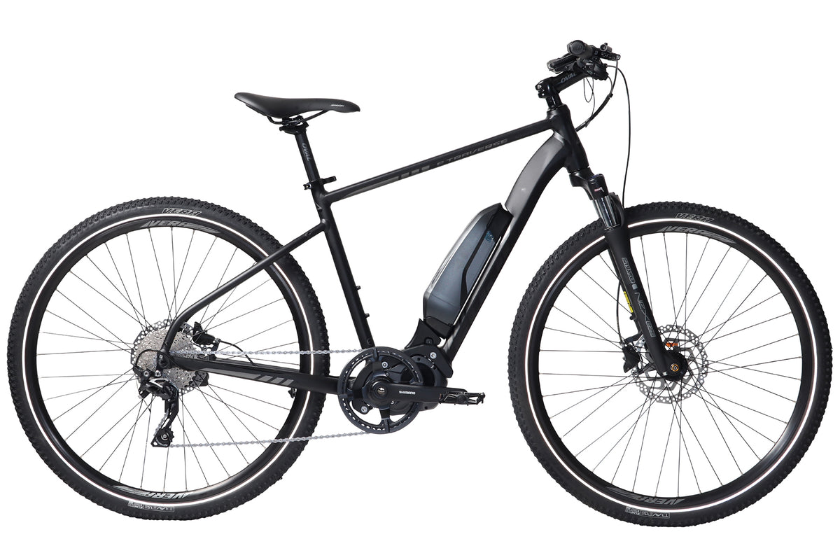 Fuji E-Traverse 1.2 Hybrid - Satin Black Satin Black 43cm (17") 