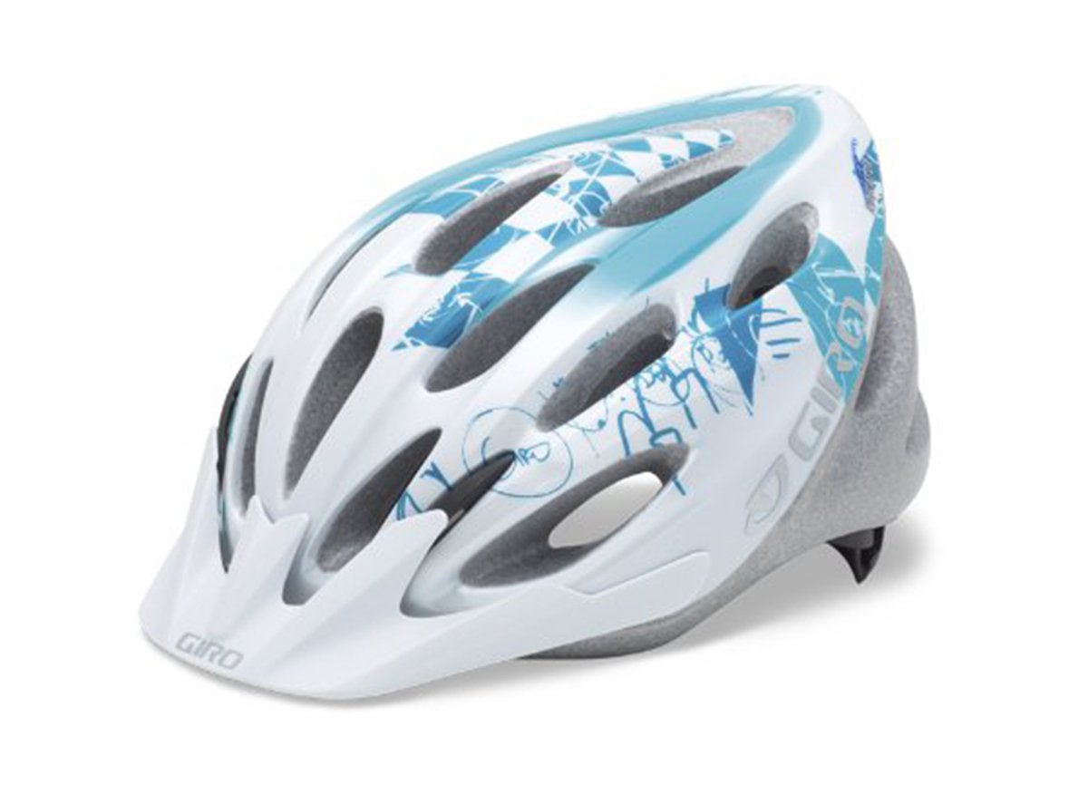 Giro Indicator Road Helmet - White-Turquoise White - Turquoise One Size 