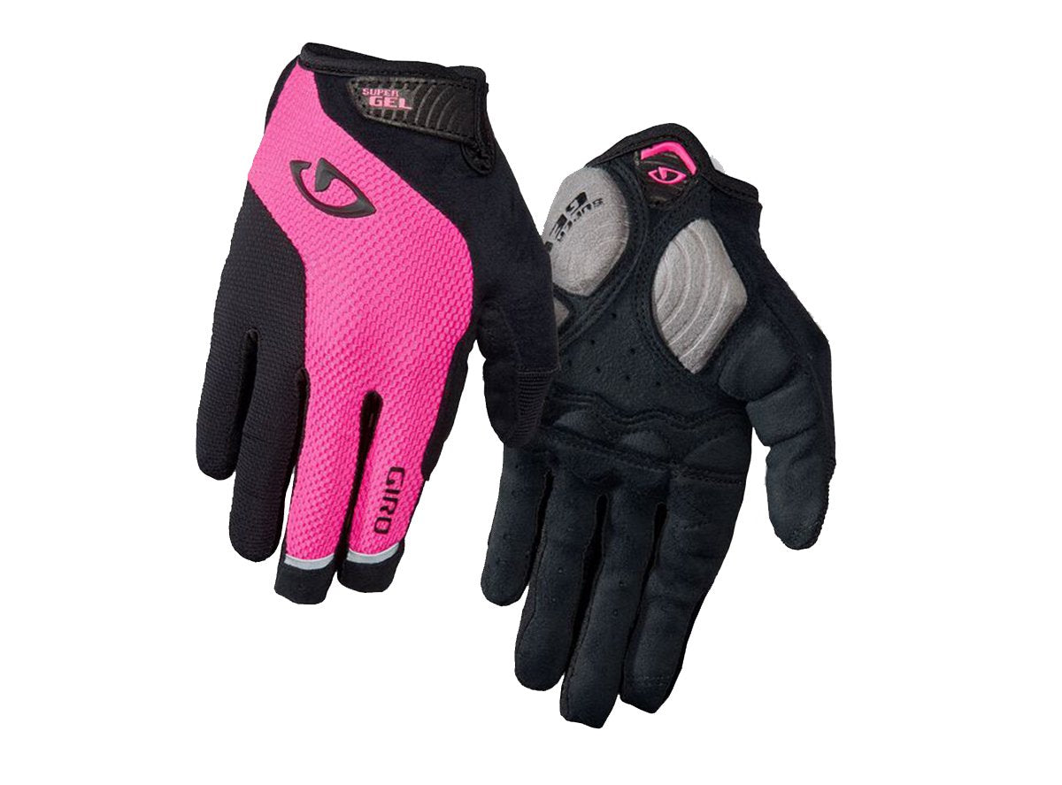 Giro Strada Massa Supergel LF Cycling Glove - Womens - Bright Pink Bright Pink Small 