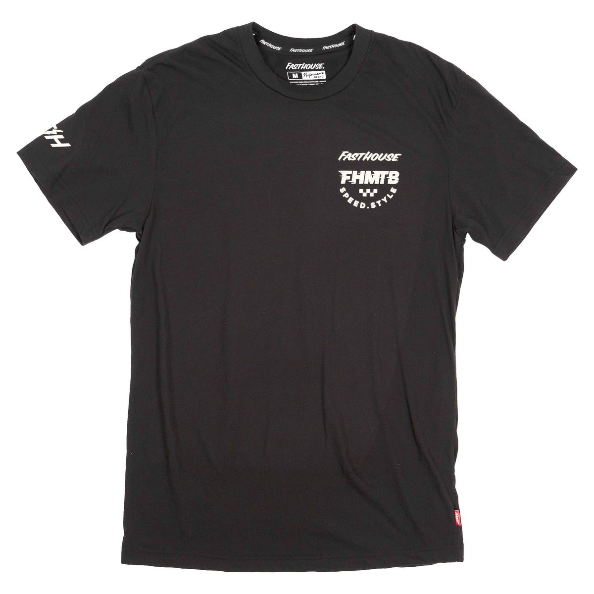 Fasthouse Hierarchy Short Sleeve Tech Tee - Black - 2022 Black Small 