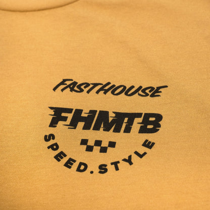 Fasthouse Hierarchy Short Sleeve Tech Tee - Vintage Gold