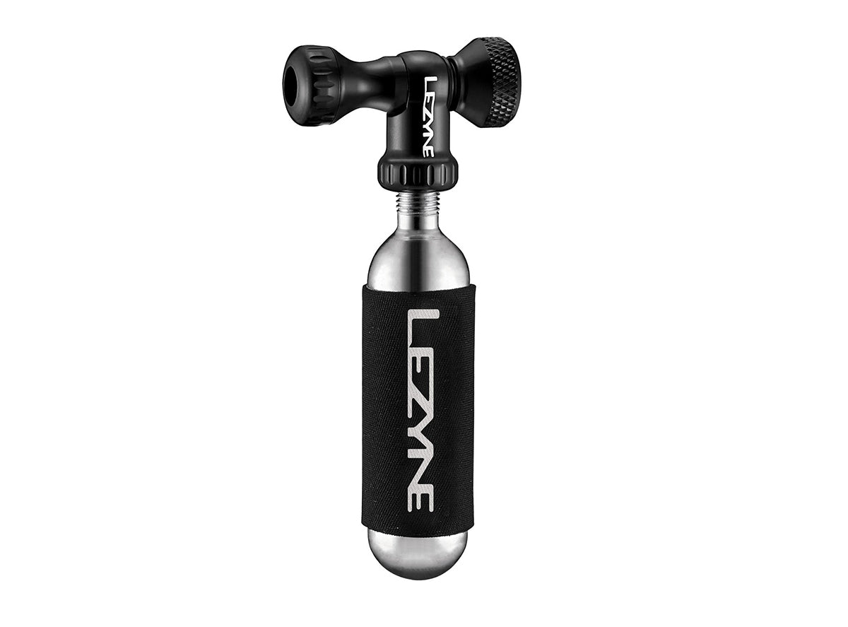 Lezyne Control Drive CO2 Inflator Black Presta / Schrader With 16g Cartridge