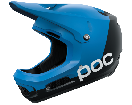 POC Coron Air MIPS Full Face Helmet - Opal Blue-Uranium Black Metallic Opal Blue - Uranium Black Metallic Small 