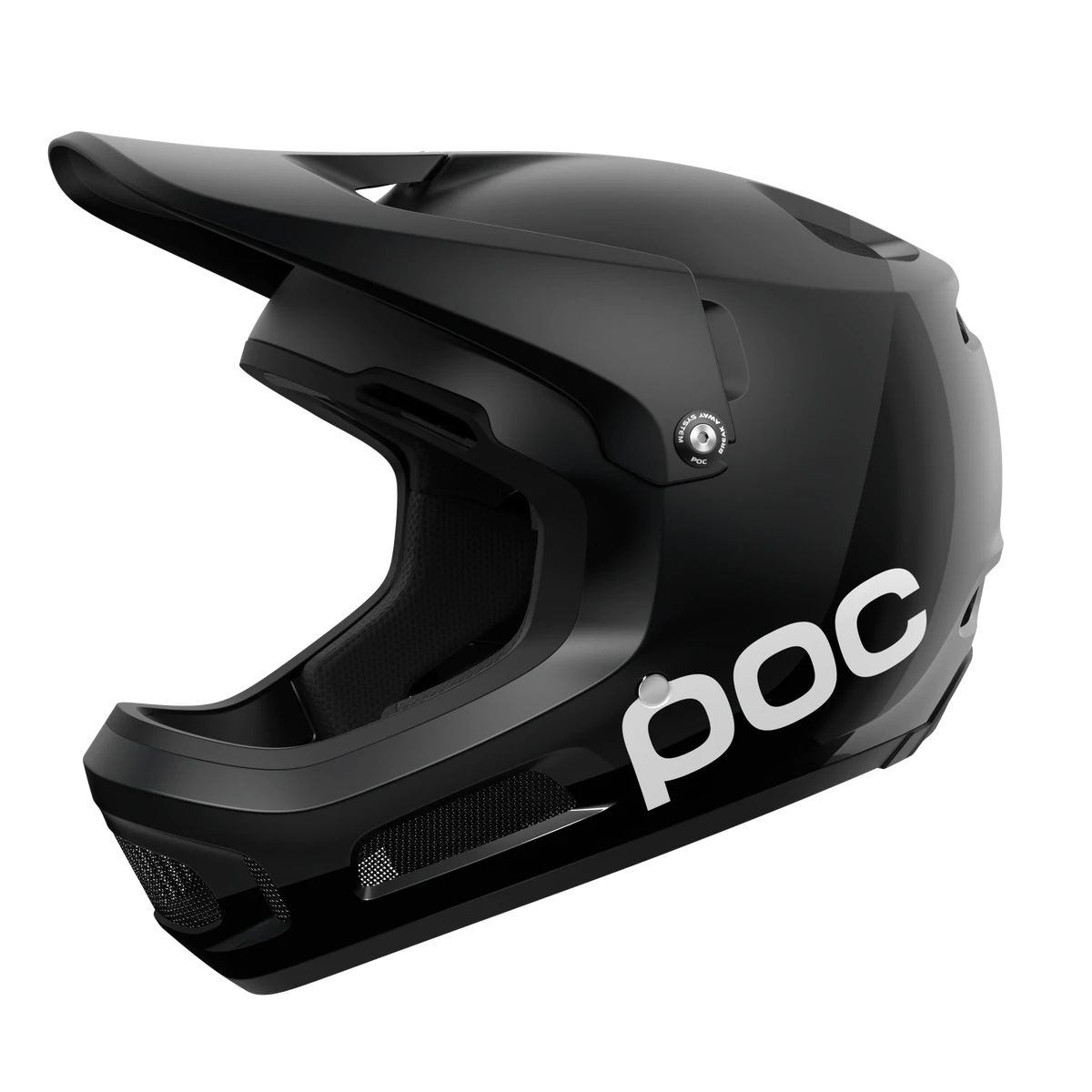 POC Coron Air MIPS Full Face Helmet - Uranium Black Uranium Black Small 