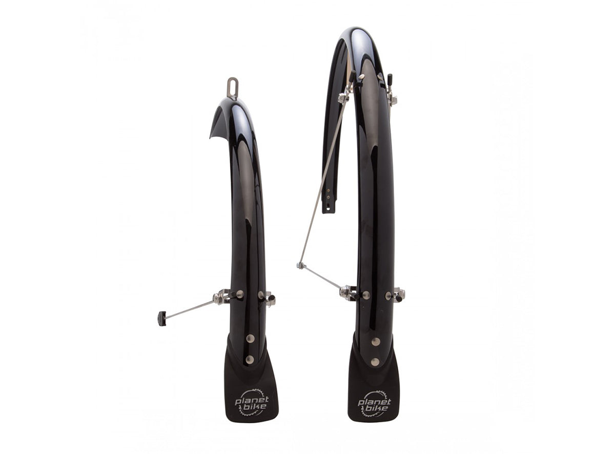 Planet Bike Hardcore 700c Fender Set - Black Black 35mm - 25c 