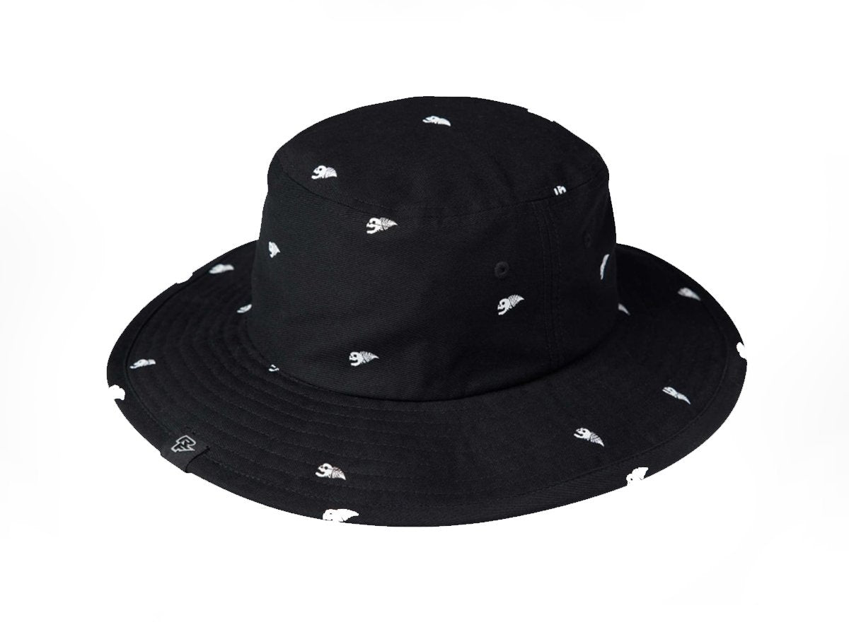 Race Face Fern Skully Bucket Hat - Black Black One Size 