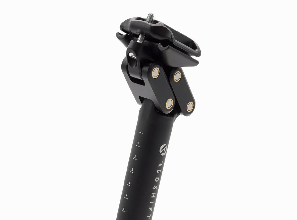 Redshift Dual-Position Seatpost - Black Black 27.2mm - 350mm 