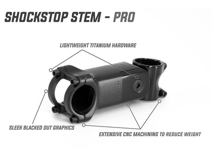 Redshift ShockStop PRO 6deg Road Stem - Black