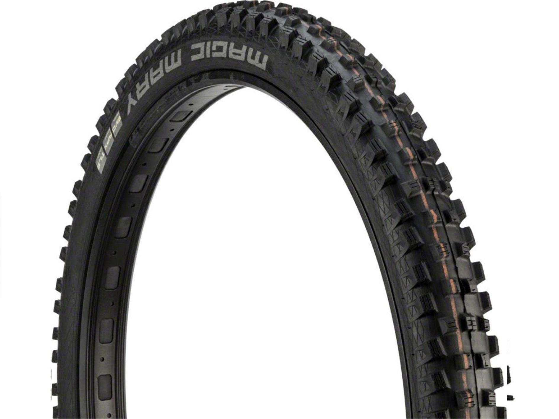 Schwalbe Magic Mary 29" Folding MTB Tire - Snakeskin Black 2.35" Addix Soft - Orange