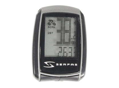 Serfas SL-30 Level 3 Dual Wireless Computer + Cadence Black - Silver 15 Function 