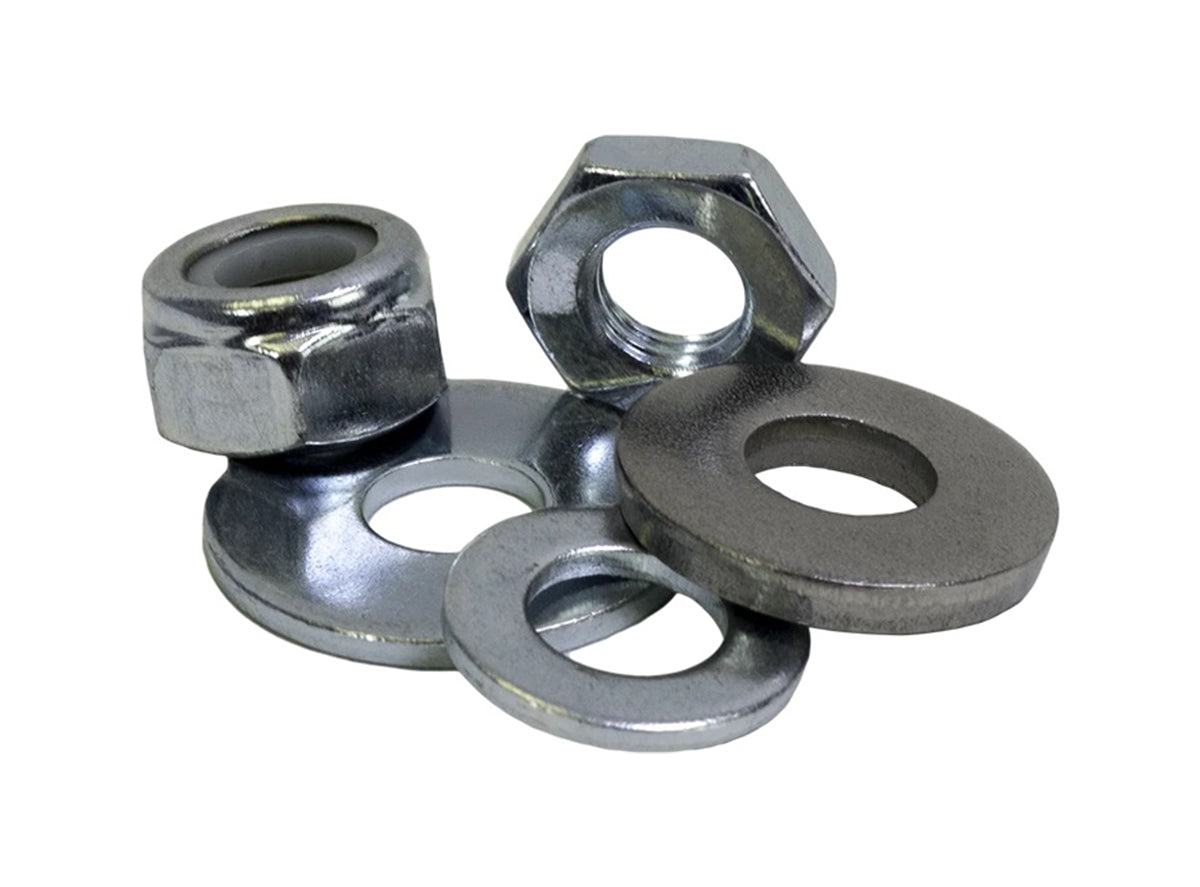 Silca Pista SuperPista Nut and Washer Kit Silver  