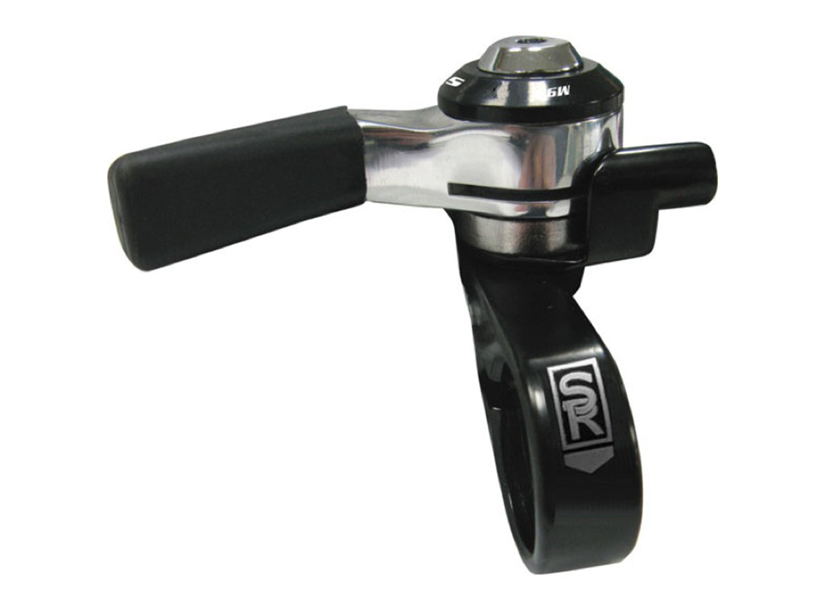 Sunrace SLM 96 Thumb Shifter Silver RH9 - Right Hand 9 Speed 
