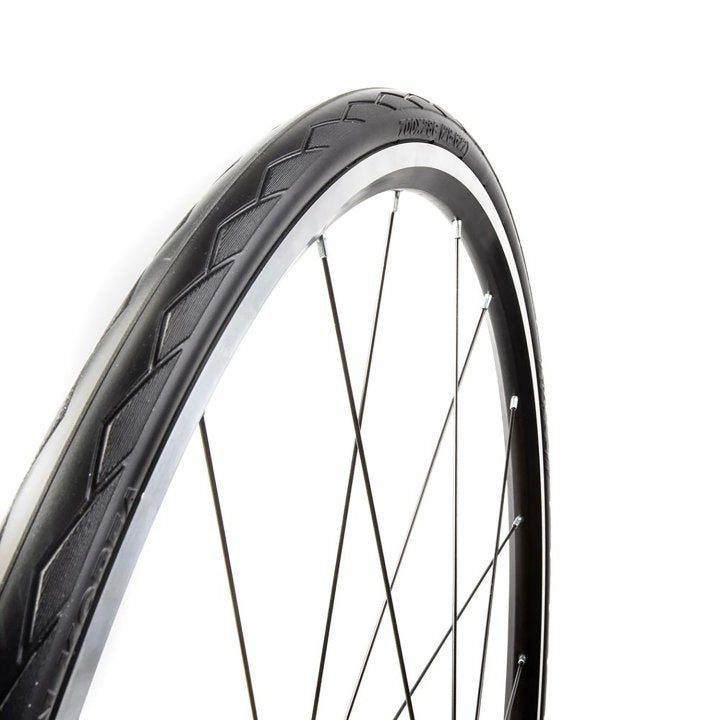 Tannus Airless Semi-Slick 700c Road Tire - Midnight Black Midnight Black 28c 