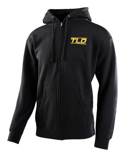 Troy Lee Designs Speed Logo Zip-Up Hoodie - Black Black Small 