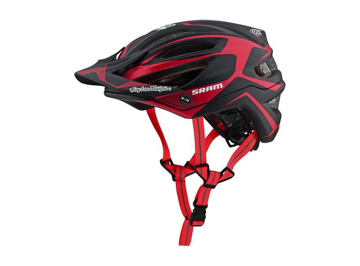 Troy Lee Designs A2 MIPS MTB Helmet - Dropout - SRAM Red - 2019 SRAM Red Small 
