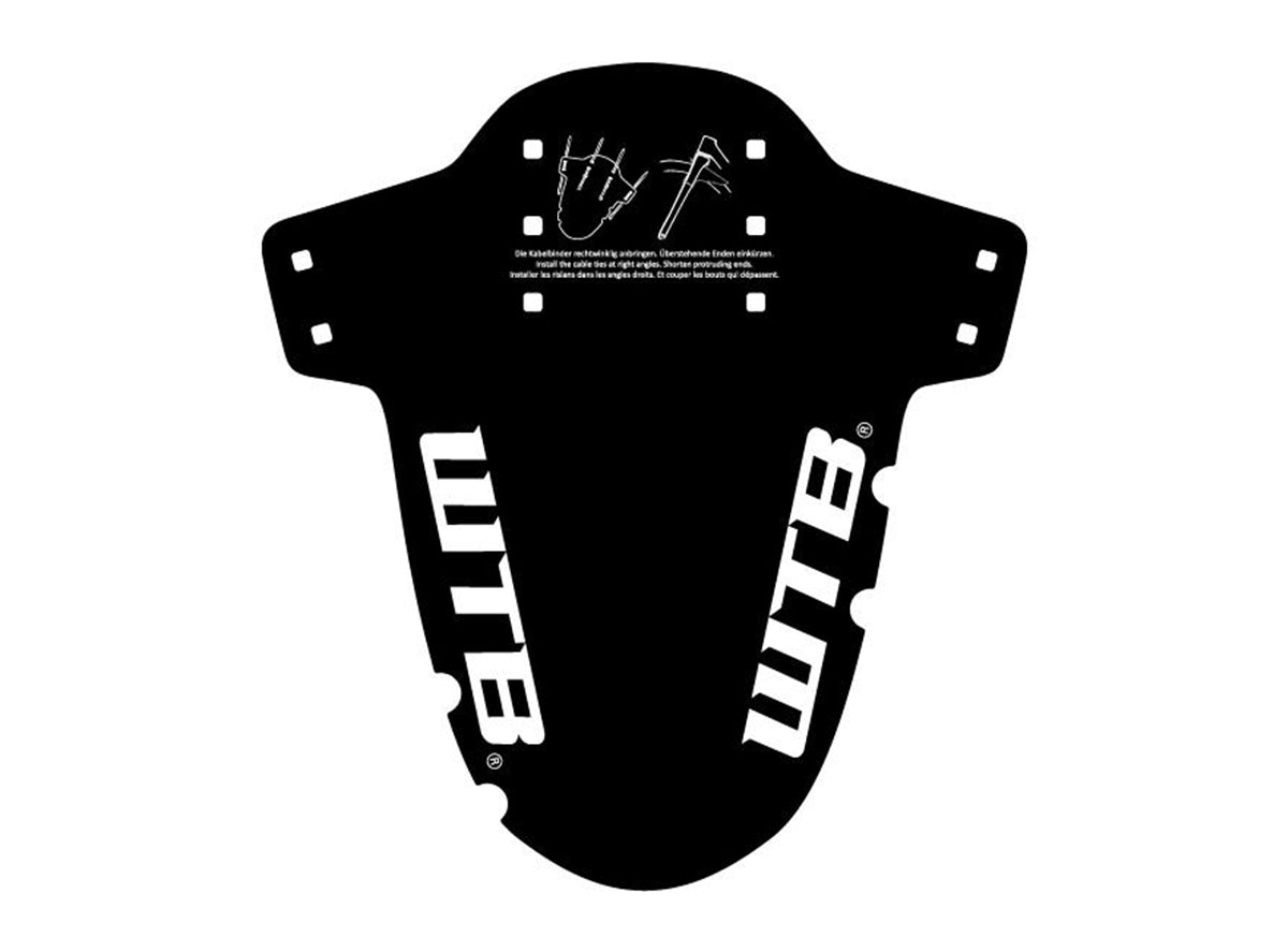 WTB WTB Logo Gravel Mud Guard - Black Black  