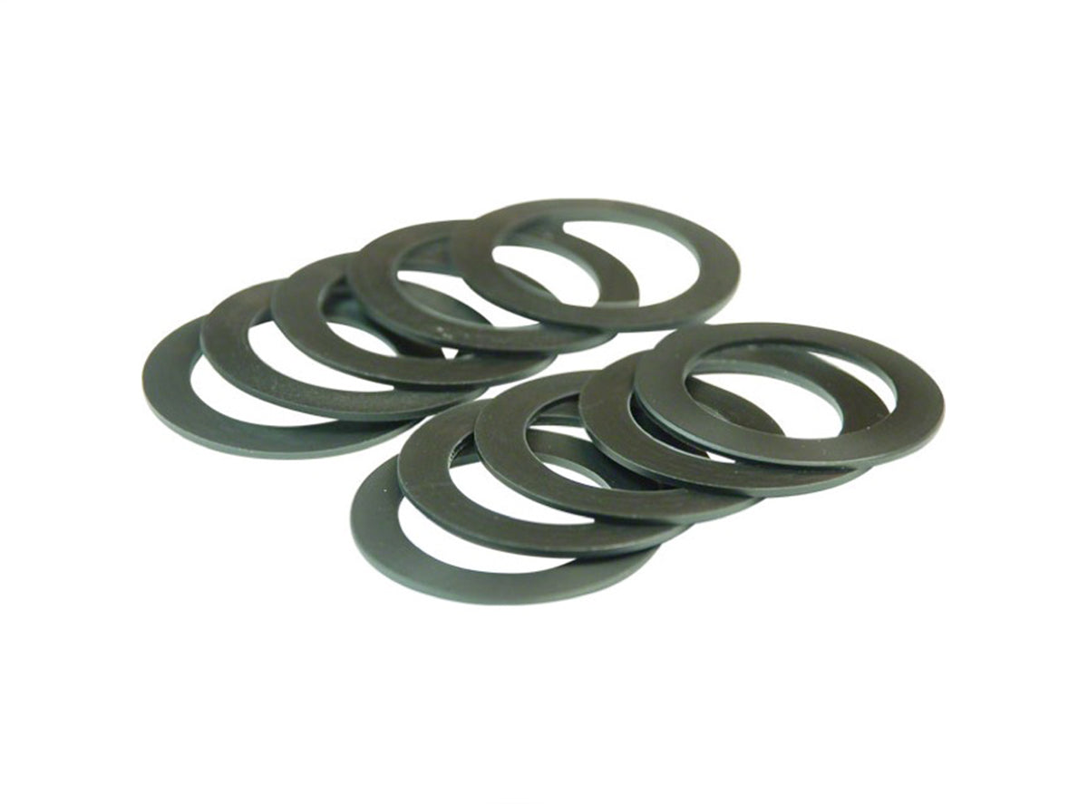Wheels Manufacturing 1mm Spacers for 24mm Spindles Black 10 Pack 