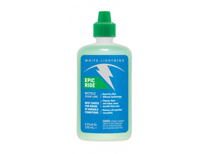 White Lightning Epic Ride Lube Green 4oz 