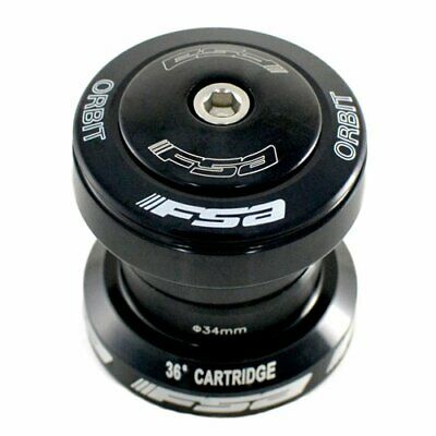 FSA Orbit UF Threadless Headset - 34/34 - 1.1/8" - Black Black  