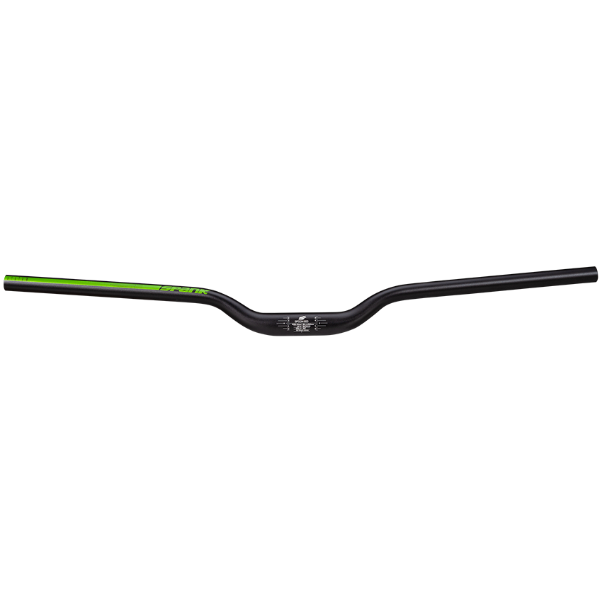 Spank Spoon 800 Riser Handlebar - Black-Green