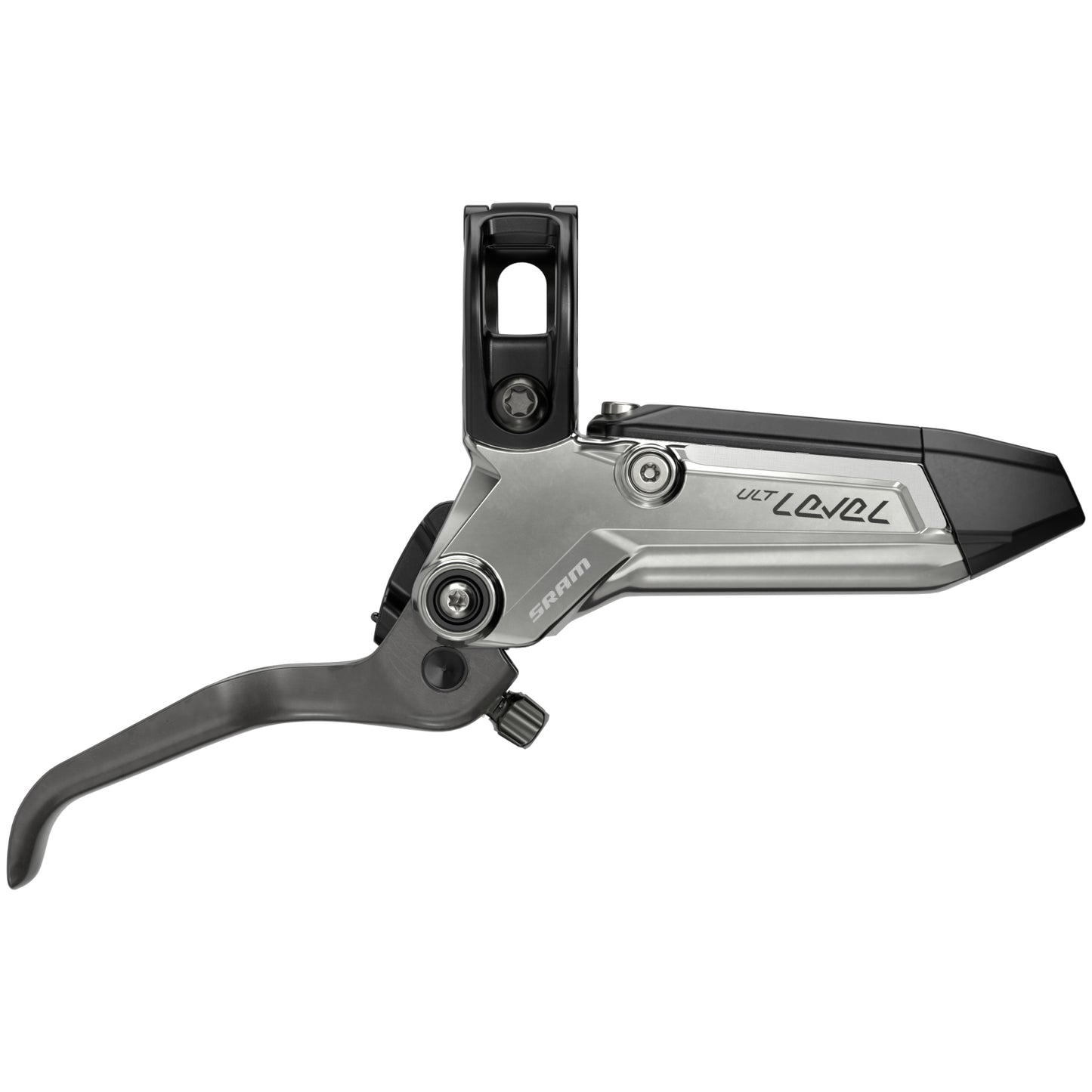 SRAM Level Ultimate Stealth Disc Brake and Lever - 4 Piston - Rear - Black-Silver